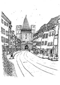 Spalentor (2019/Originalzeichnung) Spalentor (2019/Originalzeichnung)