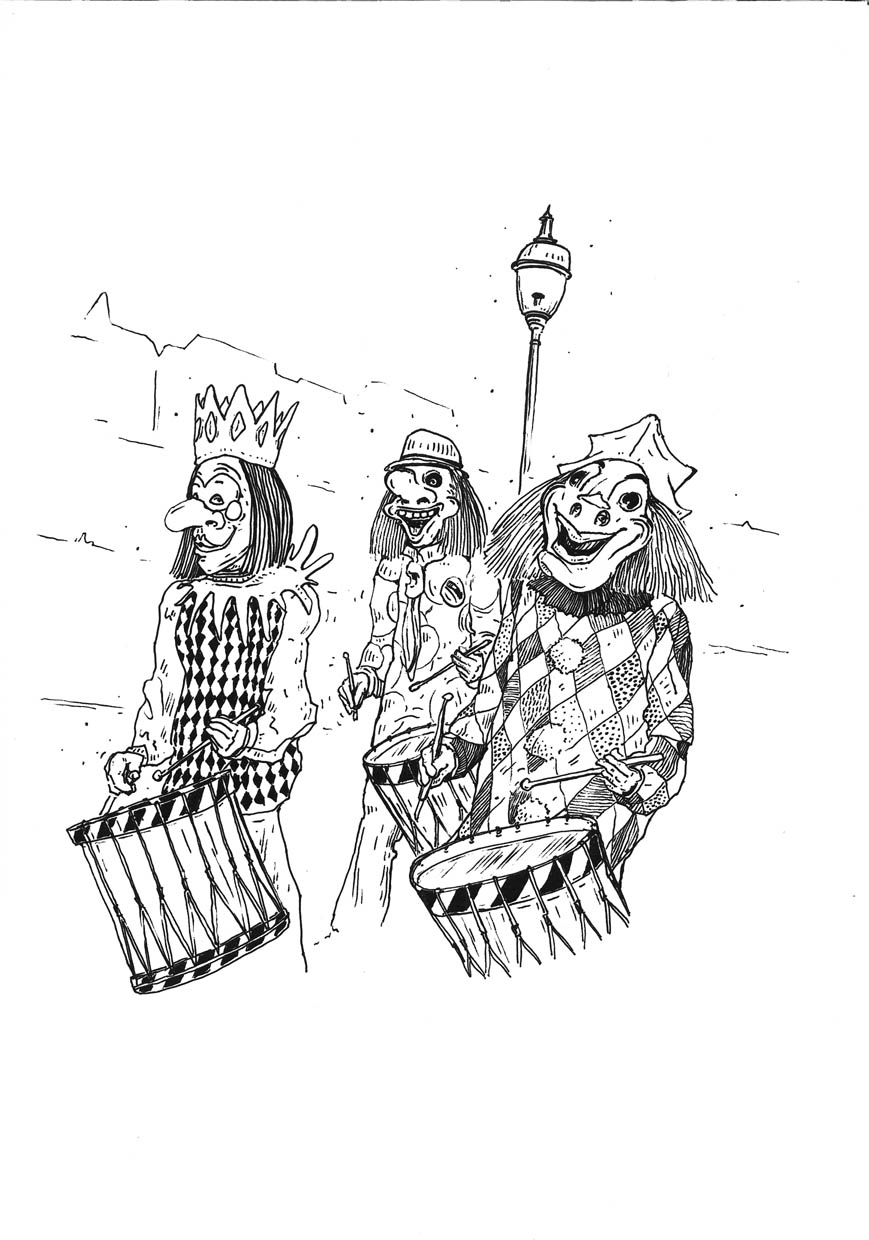 Fasnacht (2019/Originalzeichnung) Fasnacht (2019/Originalzeichnung)